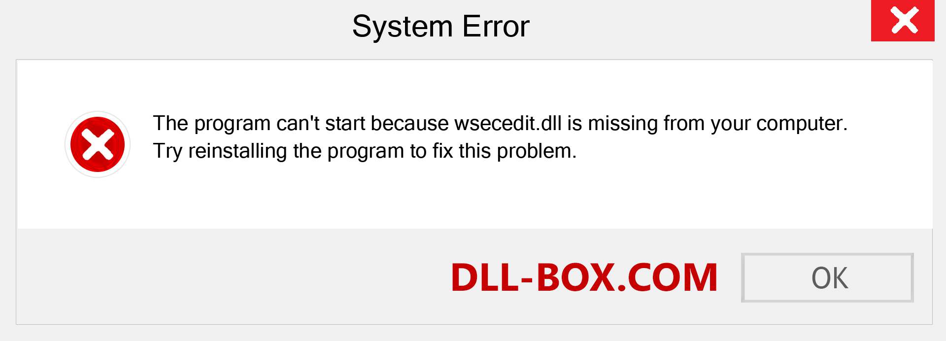  wsecedit.dll file is missing?. Download for Windows 7, 8, 10 - Fix  wsecedit dll Missing Error on Windows, photos, images